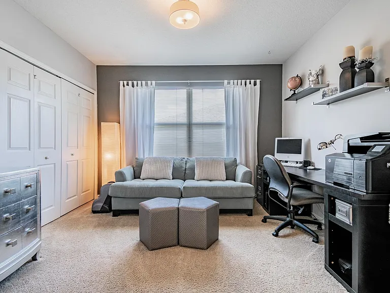 Bedroom, Set up as an Office. Full Pullout Sofa