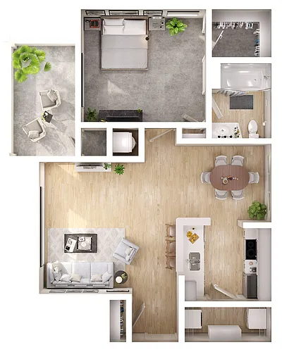 Floor plan A1-LC