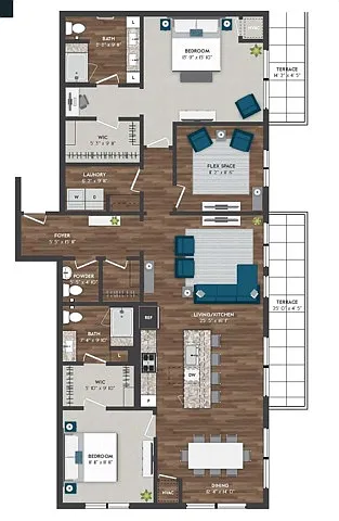 Floor plan PH3