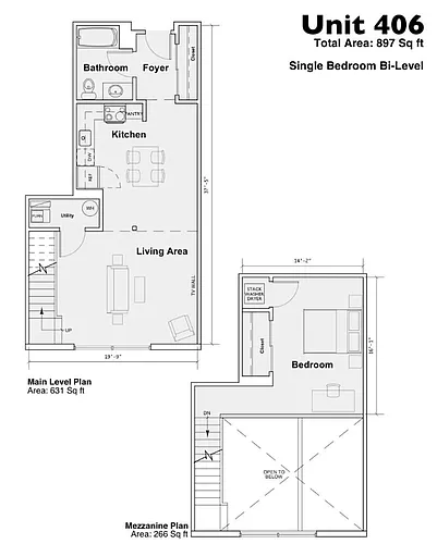 Floor plan 406