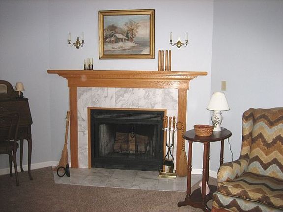 living room fireplace