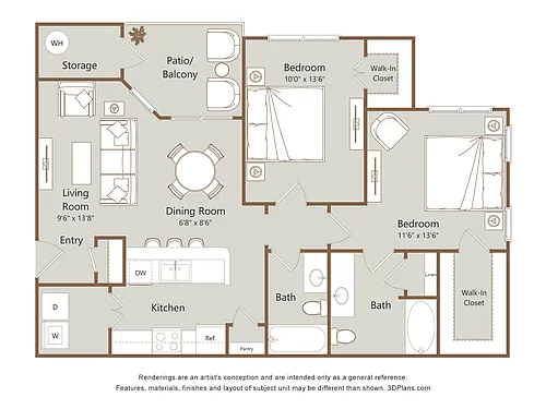 Floor plan B2R