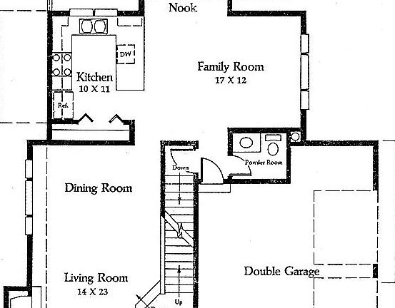 main level original plan