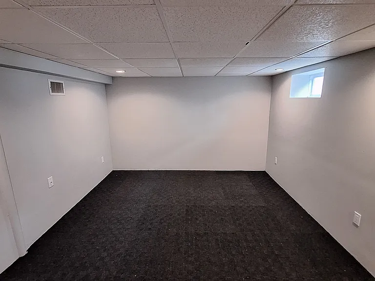Basement office space.