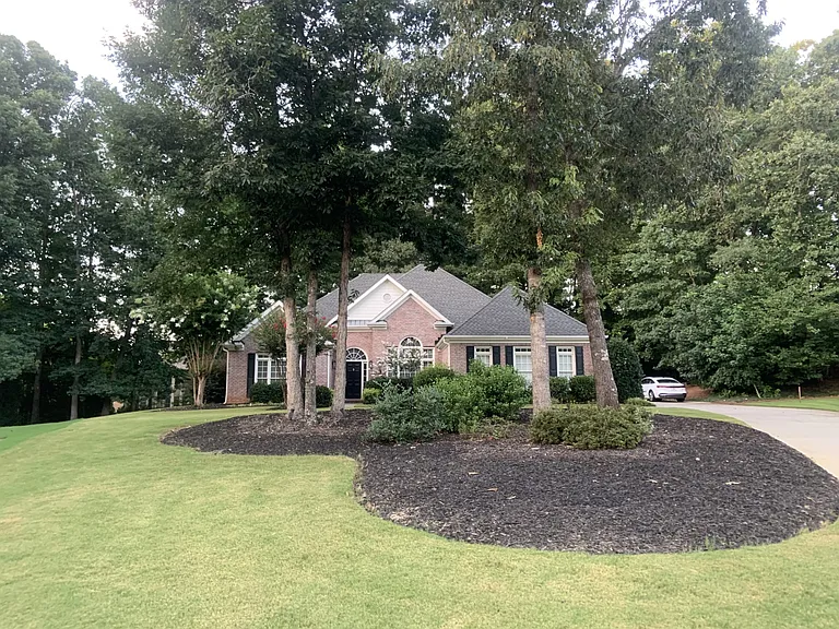 Beautiful, private lot with mature landscaping and trees.