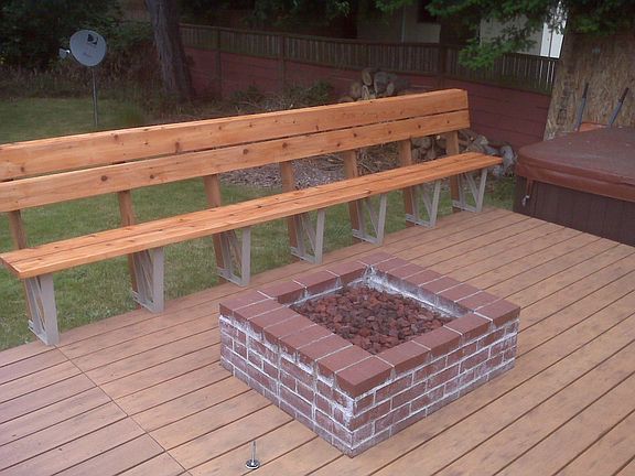 Deck and hot tub