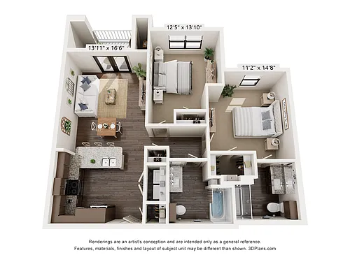 Floor plan B3