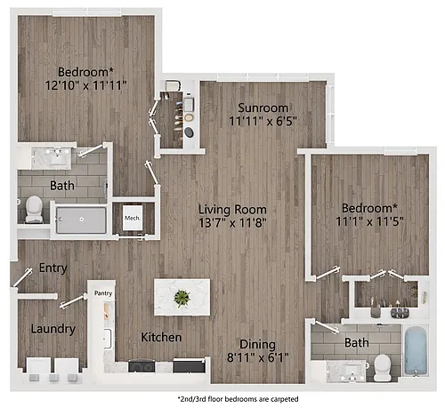 Floor plan B1SR