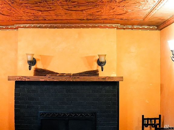 Fireplace in family room