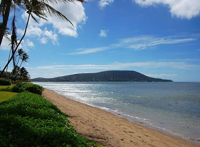 Paiko Beach, you may walk there in 10 minutes