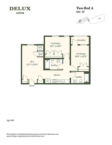 Floor plan B3