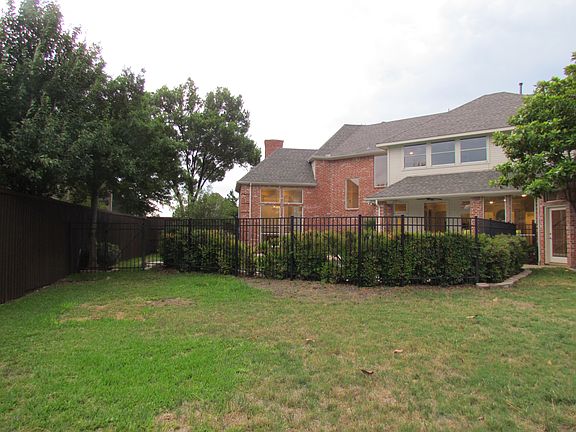 Large back yard 