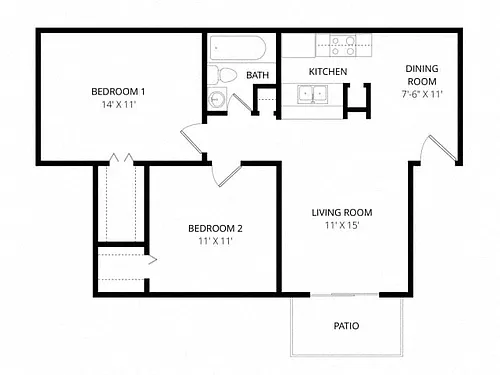 Floor plan 2X1
