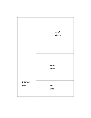 Floor plan 587 Bridge Street studio