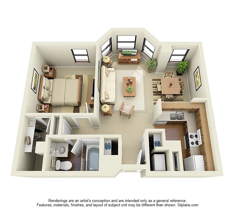 Floor plan Hoover Classic