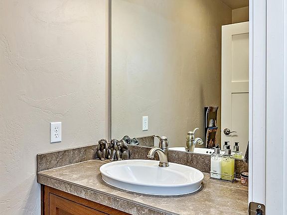 Half bath on main floor.