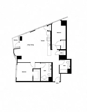 Floor plan 2L w/ Balcony Renovation 2
