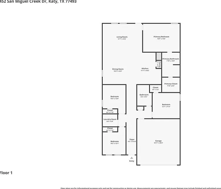 4 bed, 2.0 bath, 1635 sqft, $1,960 — Photo 2