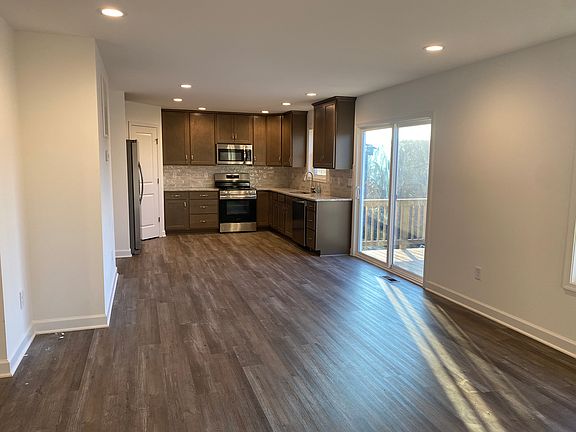 Living room open to kitchen