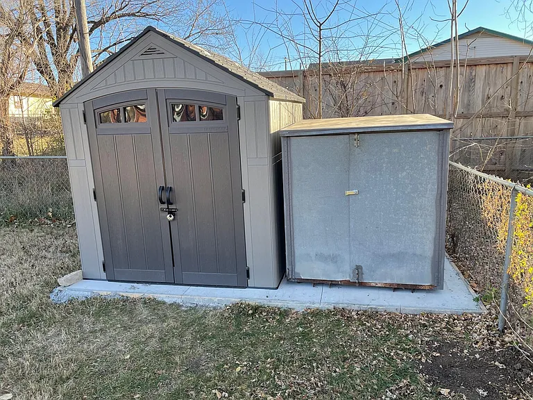 Two Storage Sheds