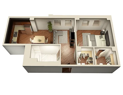 Floor plan Halsted