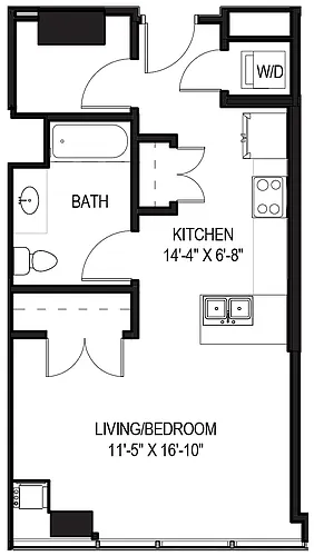 Floor plan Studio-10