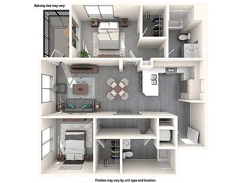 Floor plan Vive Luxe B5 Shasta