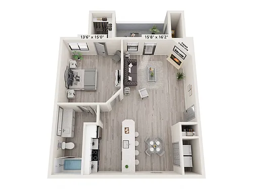 Floor plan A3 Renovated