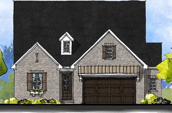 Dana Point - English Cottage 2-Car Front Load Garage Optional Garage Workshop Note Renderings