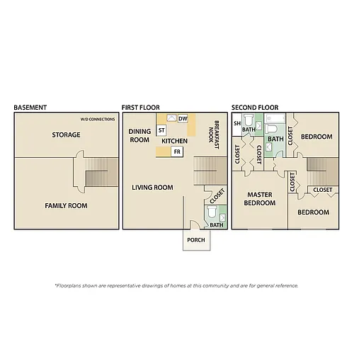 Floor plan 3 Bedroom TH C