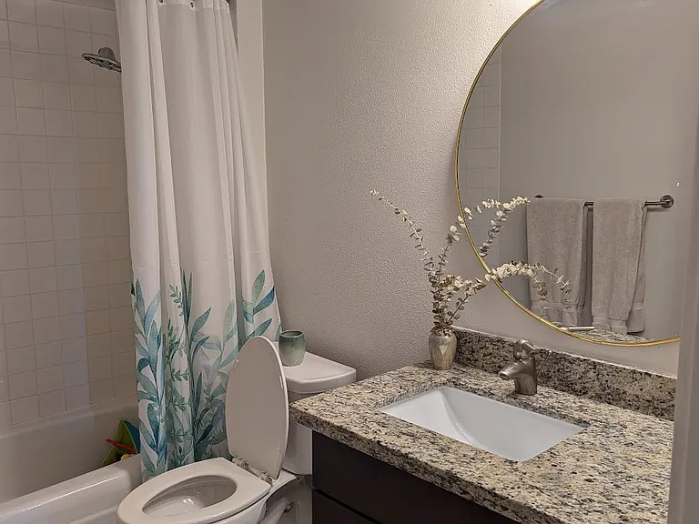 Hallway bathroom