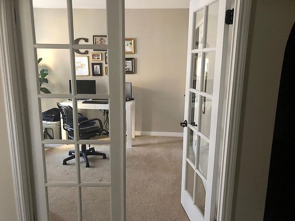 Downstairs Office with closet