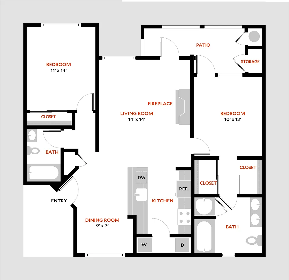 Floor plan Plan 2A
