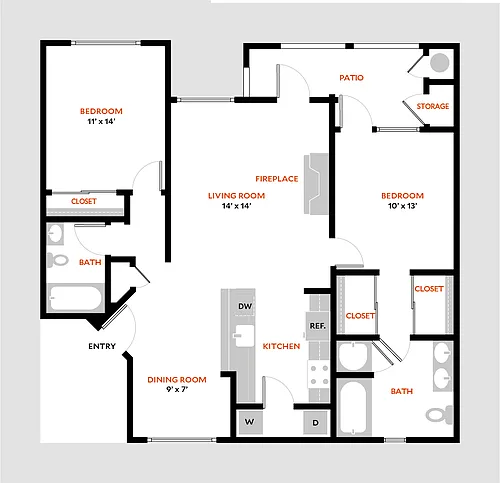 Floor plan Plan 2A