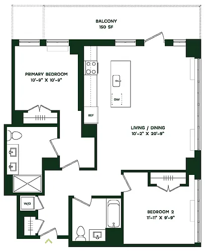 Floor plan B10W