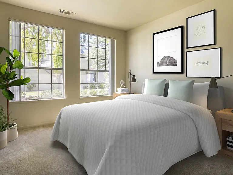 Carpeted Bedroom