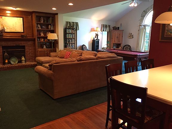 Great room from kitchen