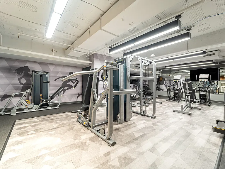 Fitness center with studio