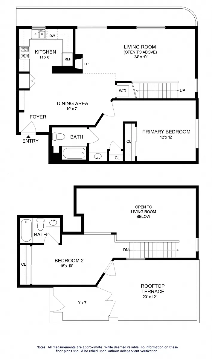 Floor plan 1x2 + loft