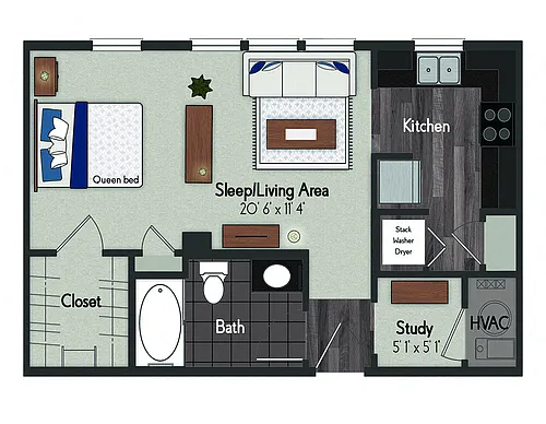 Floor plan Brandeis
