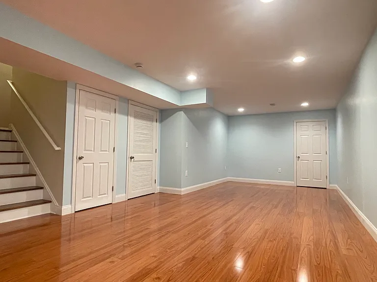 Finished basement providing additional living and functional space