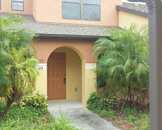 Front of townhome