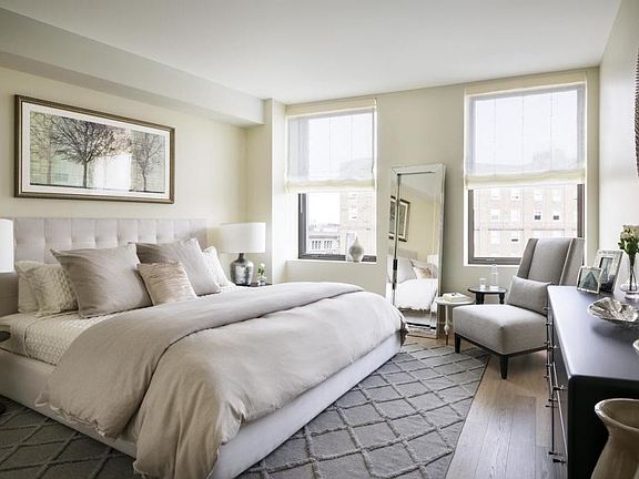 Light filled bedrooms with spacious closets in each, customized to be the smartest, best-dressed clo
