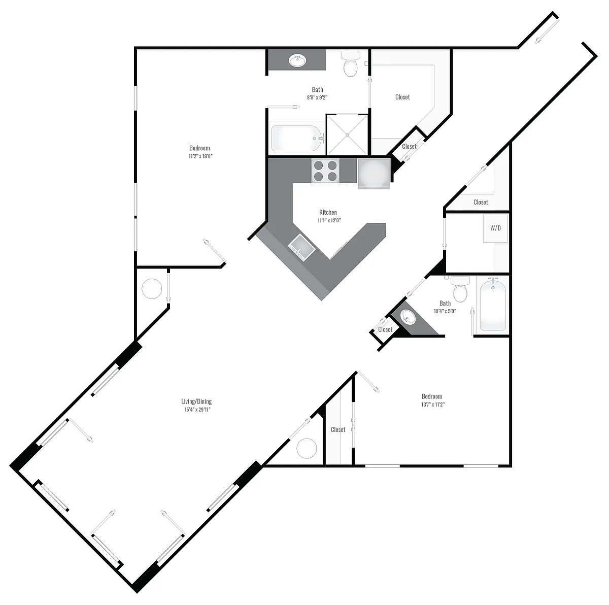 Floor plan Regent B4