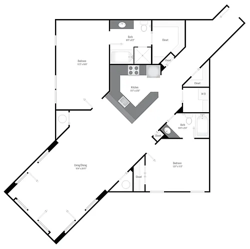 Floor plan Regent B4
