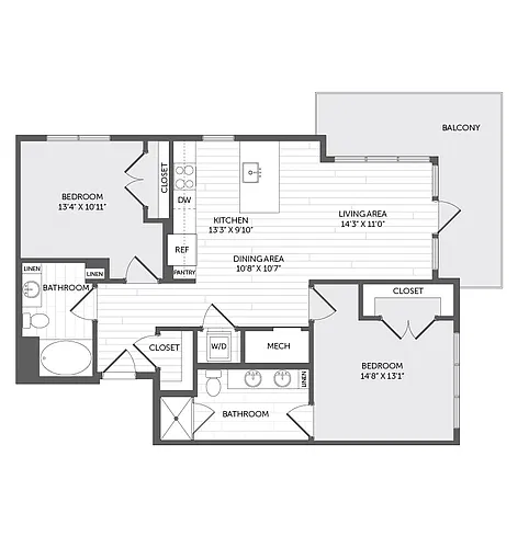Floor plan B7