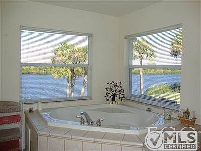 Jetted tub overlooking the river