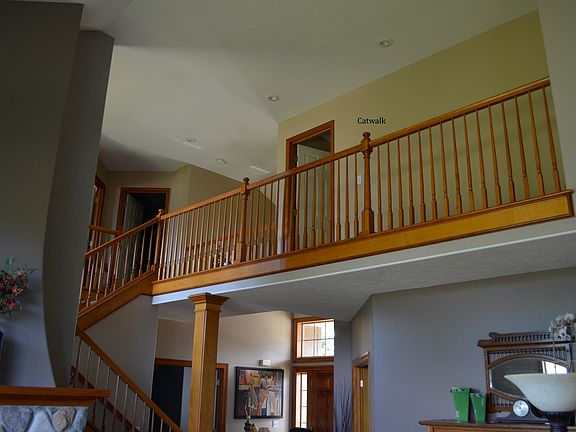 Upstairs catwalk