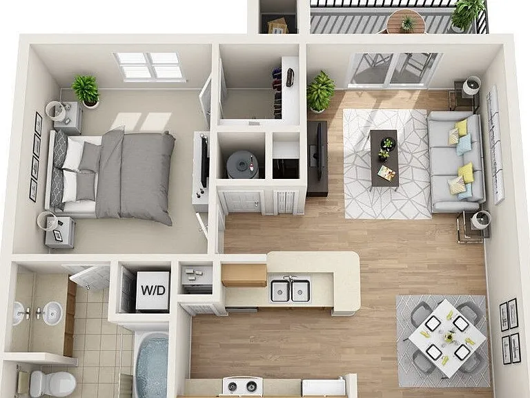 A1 floor plan Vista 121
