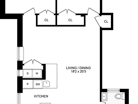 2nd image of 60 W 76th St APT 5C
